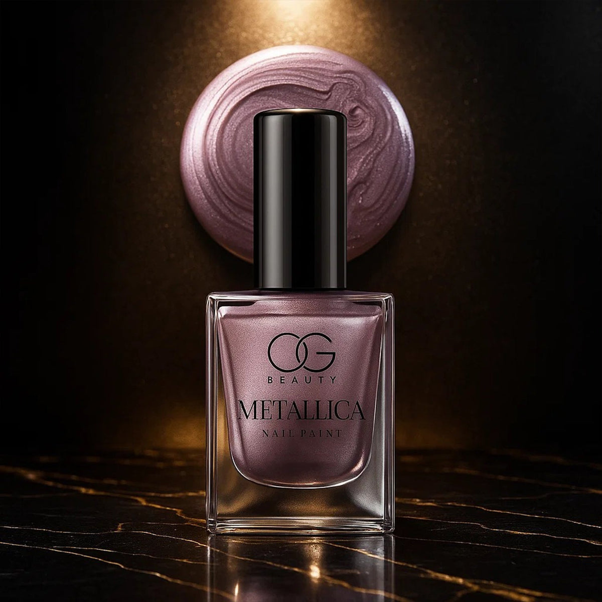 OG Beauty Premium Rose Chrome Metallica Nail Polish (1 Pc / 10 ML)