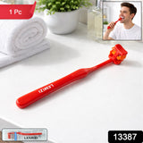Six-Sided Soft Toothbrush Ultra Soft Bristles Oral Care Gum Friendly Design 1 Pc