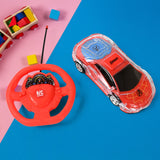 Plastic RC Racing Car – 2-Way Control with Handle Remote & Rechargeable Battery