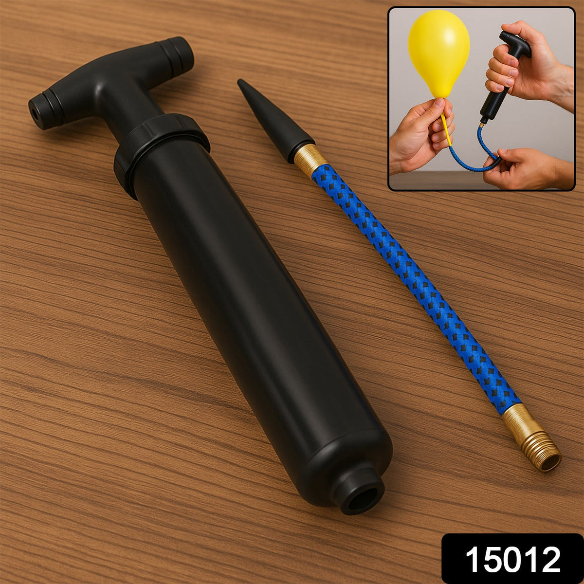 Portable Air Ball Inflatable Kit With PIN Plastic & Metal (1 Pc With Pin)
