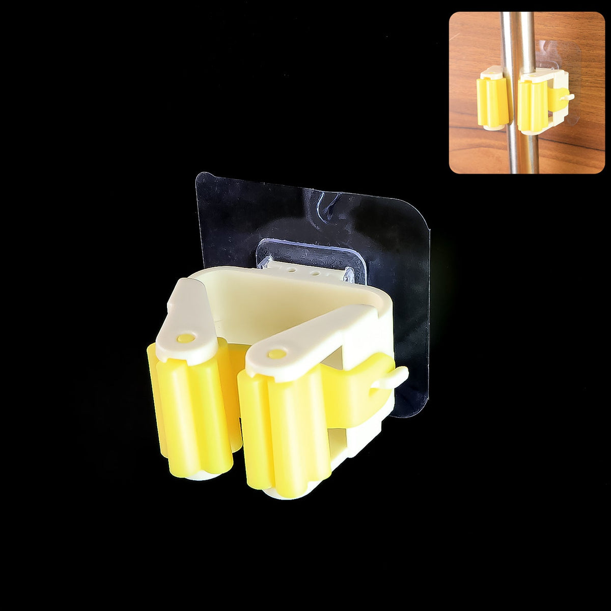 Magic Sticker Series Self Adhesive Mop and Broom Holder