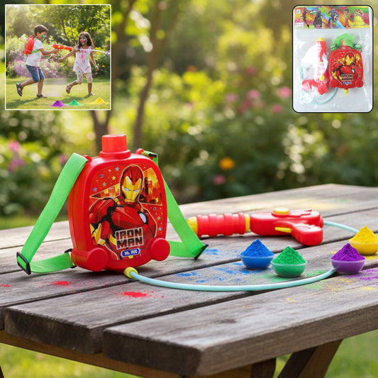 Kids backpack style water gun with tank