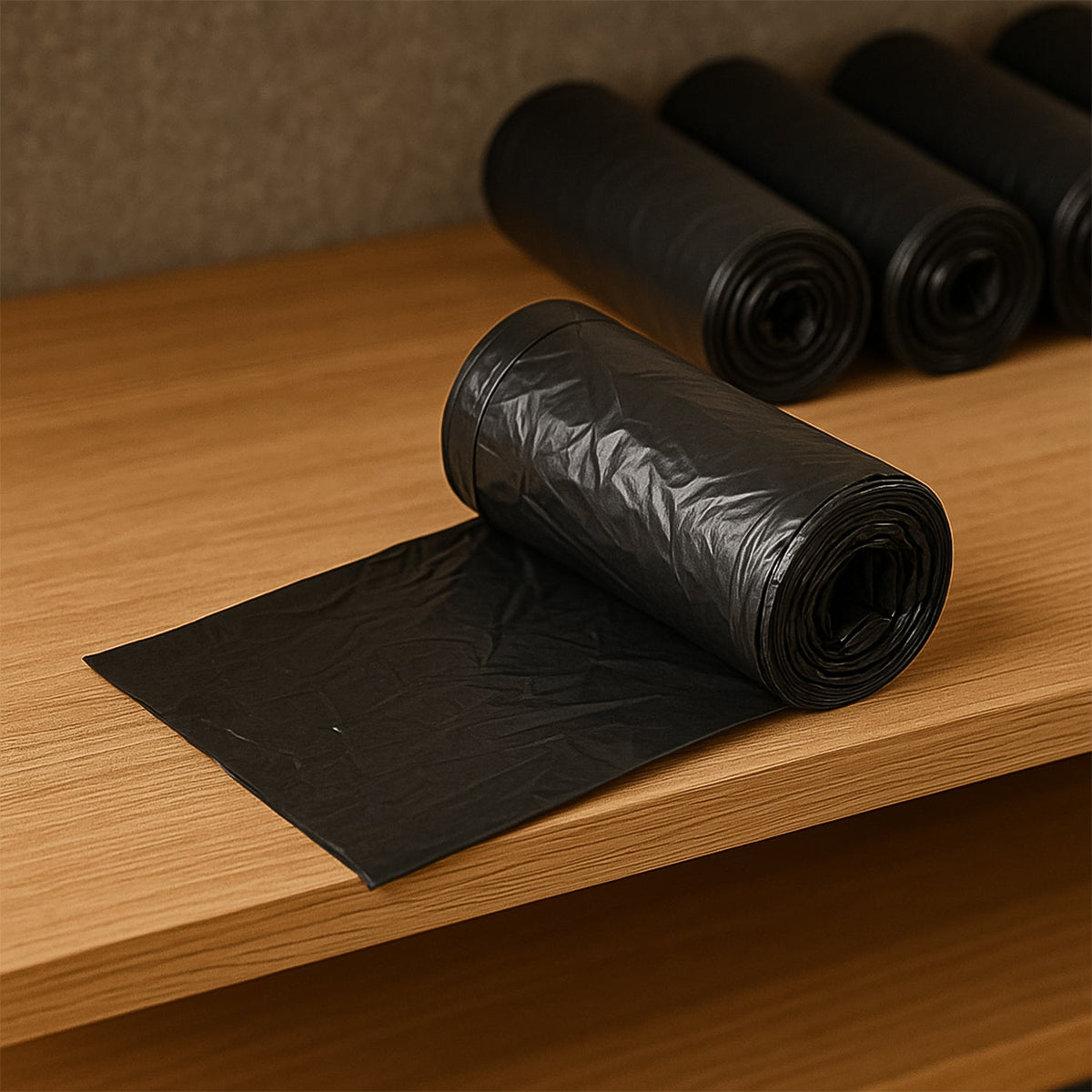 Bio-degradable Eco Friendly Garbage / Trash Bags Rolls (50x60 Cm / 1 Pc)