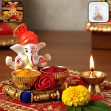 Ganesha pooja thali set