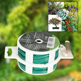 Garden Wire, Sturdy Plant Ties for Support, Garden Ties with Cutter (50 Mtr)
