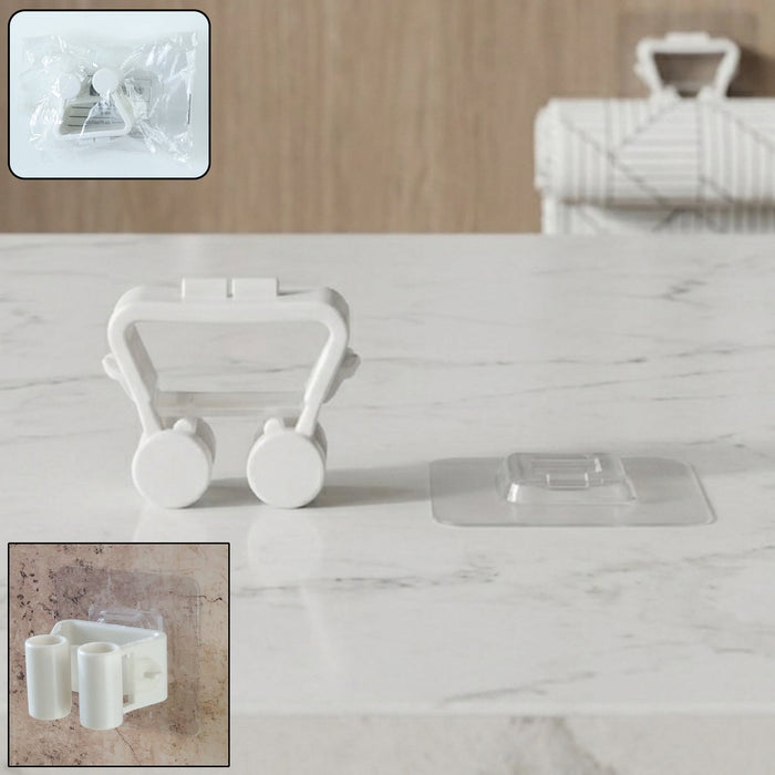plastic magic broom holder wall mounted organizer