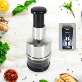 Stainless Steel Food Cutter & Chopper for Vegetables and Nuts