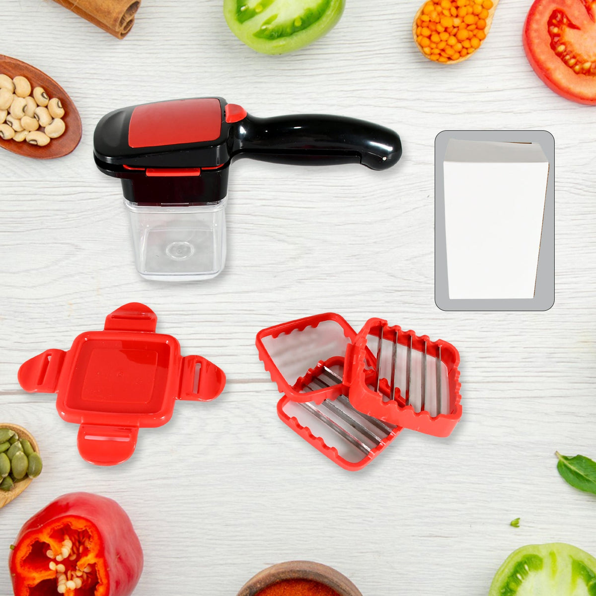 Multifunction Vegetable Cutter Manual Vegetable Quick Dicer Fruit and Vegetable