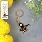 Shivling Trishul Metal Keychain Set (5 Pc Mix Design)