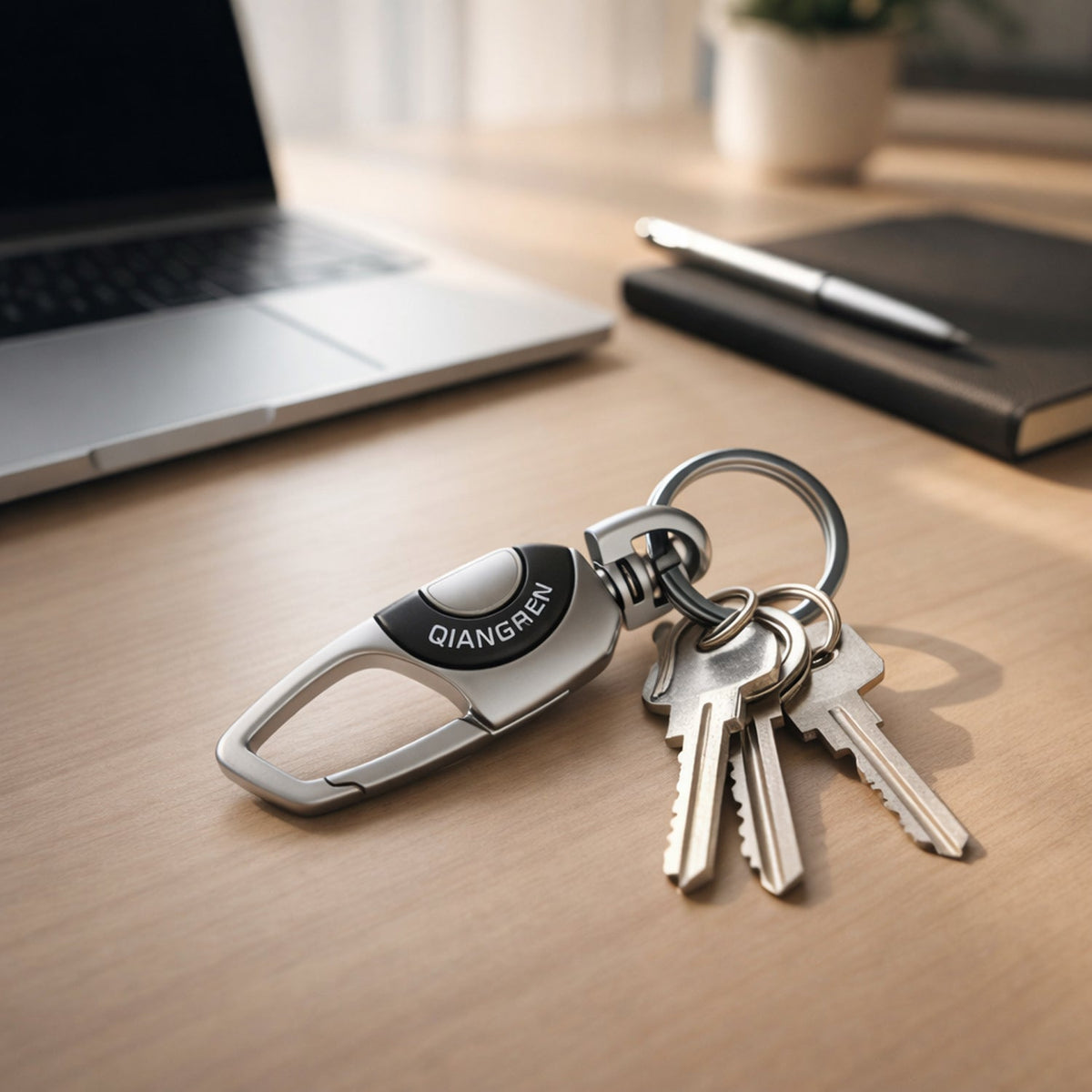 Premium Metal Keychain For Car And Bike Key Holder (1 Pc)