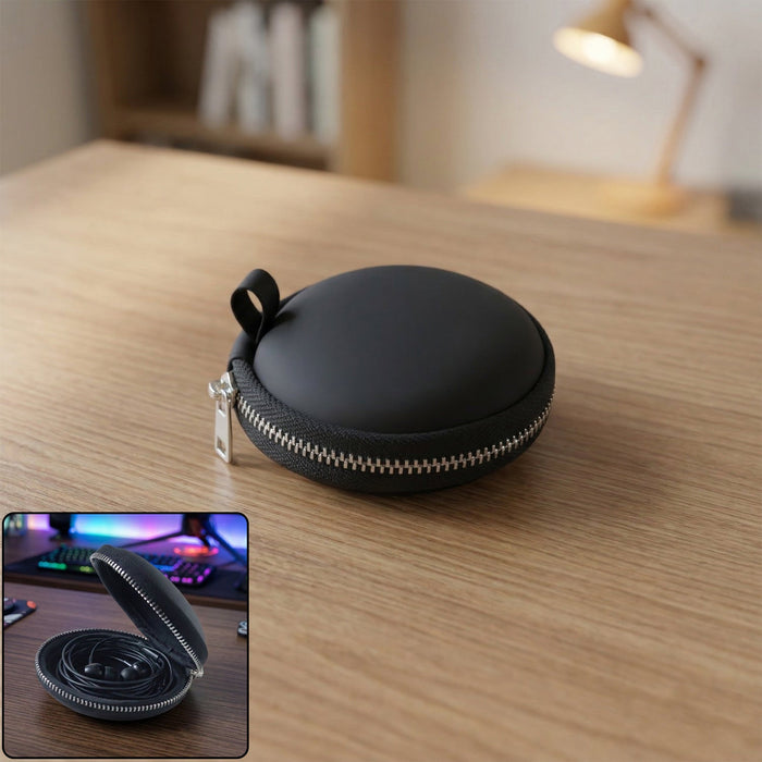 compact earphone storage case
