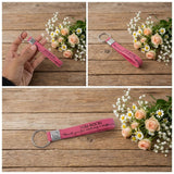 Motivational Silicone Wrist Strap Keychain (1 Pc, Mix Color)