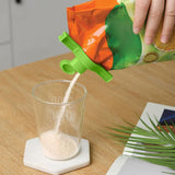 Food Storage Sealing Clip Solid Color Seal Pour Bag Clip Snack Bag  (1 Pc)