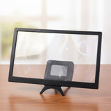 12 Inch Curved Mobile Phone HD Screen Magnifier Video Amplifier (1 Pc)