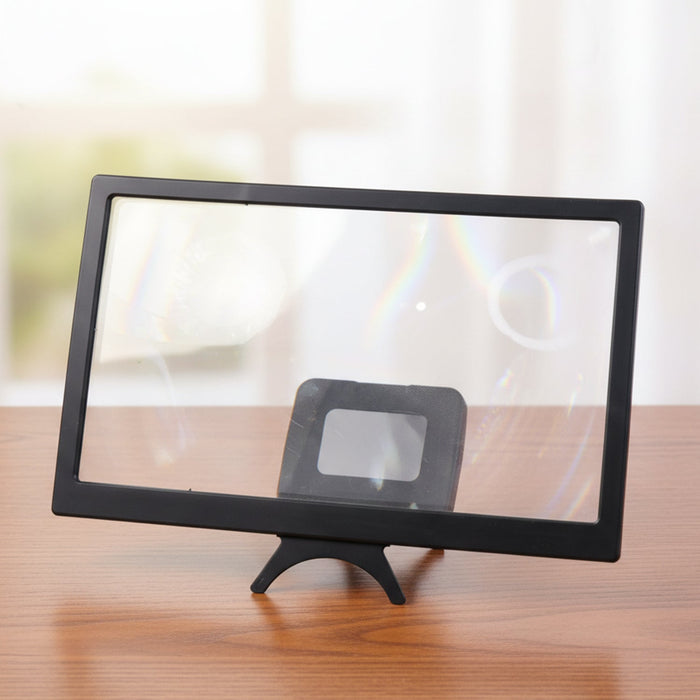 12 Inch Curved Mobile Phone HD Screen Magnifier Video Amplifier (1 Pc)