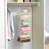 MULTIPURPOSE 5 LAYER FOLDING CLOTHES STORAGE RACKS