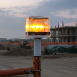 1200mAh Solar Powered LED Warning Beacon Light (1 Pc)