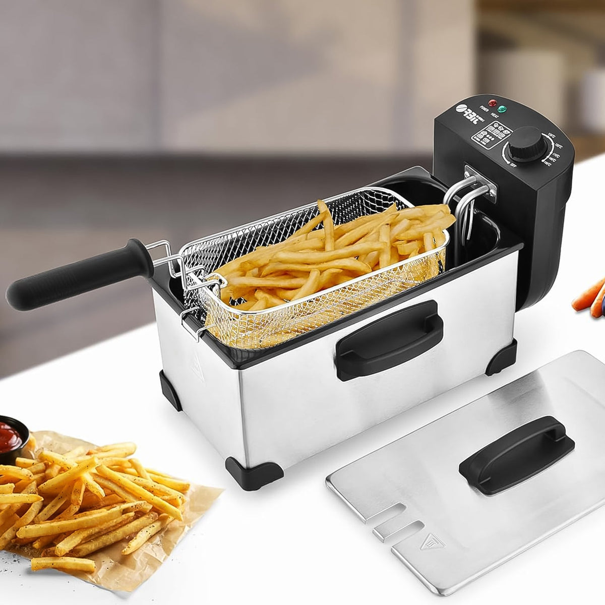 Orbit Heavy Duty 2000W Deep Fryer with 3.5 Litre Oil Capacity