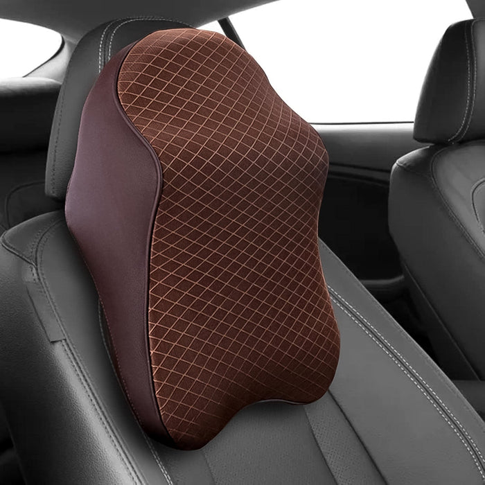Say Goodbye to Neck Pain: Memory Foam Car Neck Pillow for Drivers (1 Pc, Mix Color)