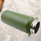 Stainless Steel Water Vacuum Insulated Bottle With Straw (1500ML, Mix Color)