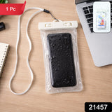 Universal mobile waterproof pouch front
