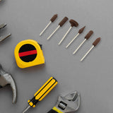 Mounted Points Abrasive Stone Head Grinding Wheel Bits Rotary Tool Kit (6 Pcs)