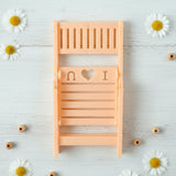 Mini Chair Shape Mobile Stand Holder (1 Pc / Peach Color)