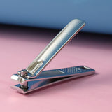 Cute Nail Clipper with Nail Catcher, Nail File - Stainless Steel (1 Pc)
