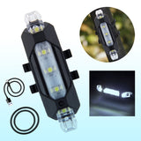 Rechargeable LED Bicycle Front & Rear Safety Light (1 Pc)