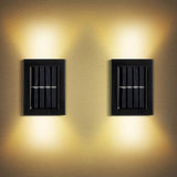 Solar Wall Lights Small Fence Lights Solar Powered Up Down LED Porch Light  (1 Pc)