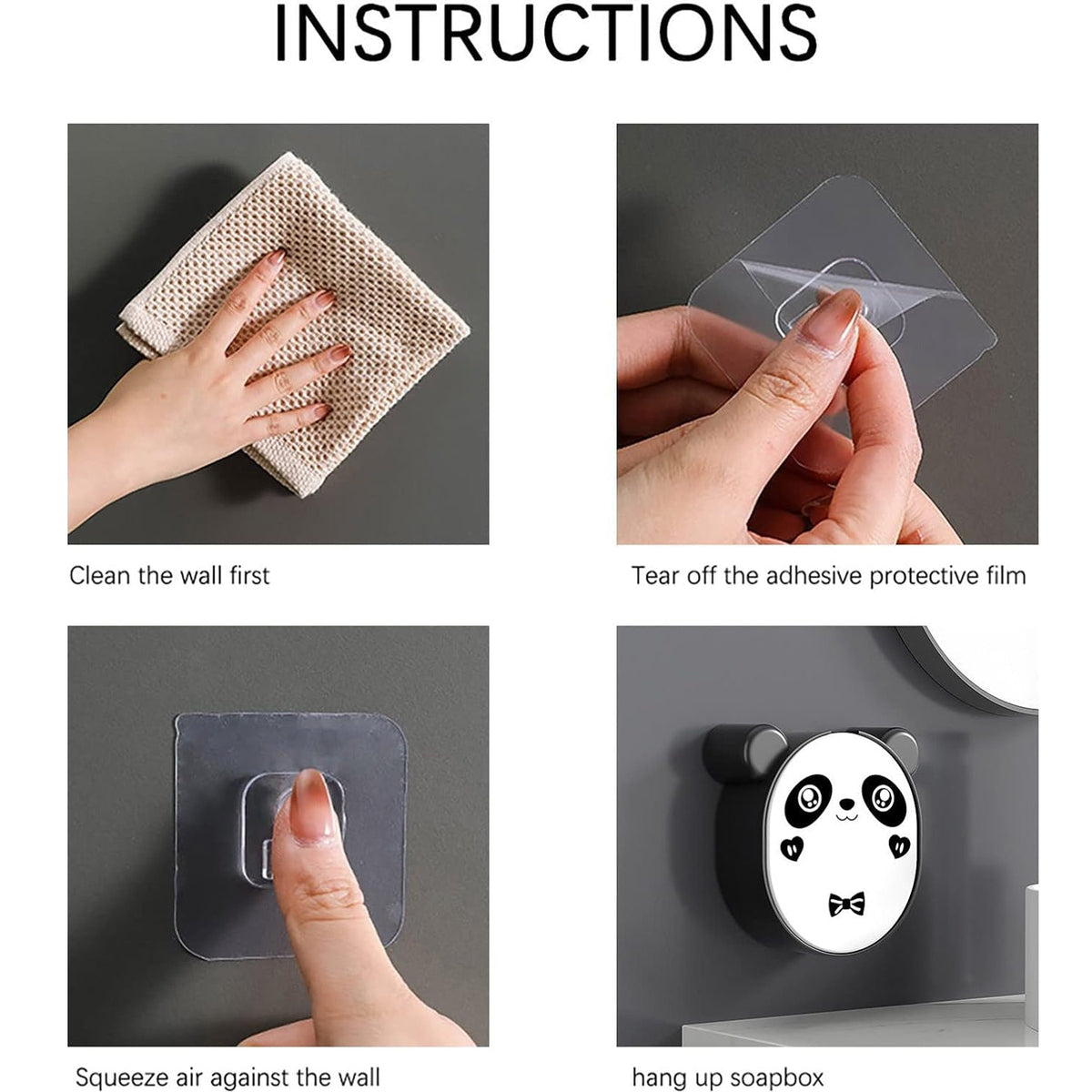 Panda Joy Soap Case