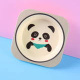 Eco-Friendly Panda-Themed Kids Dinnerware Set (5 Pc)