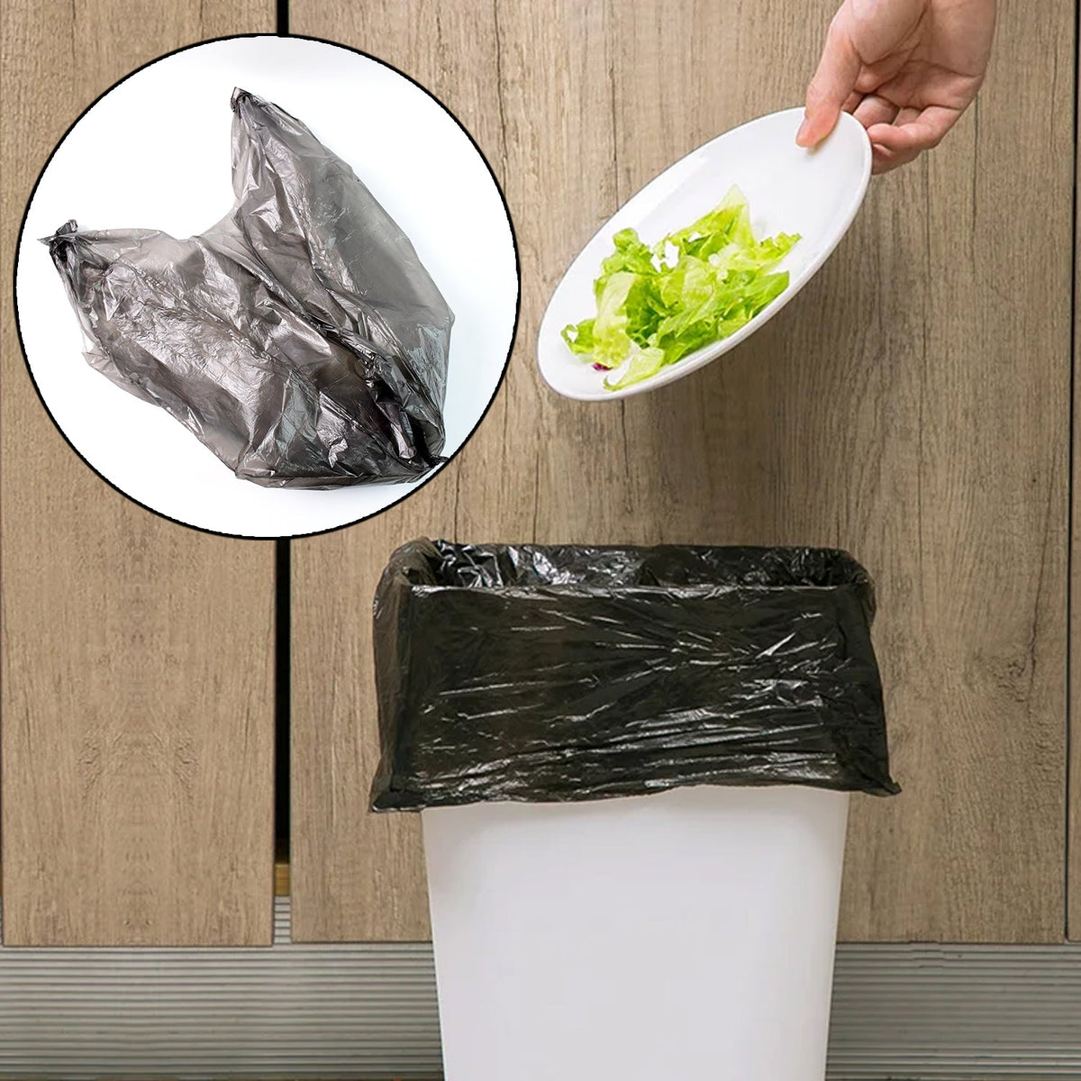 Heavy Duty Garbage Bags 45x40 cm - (5 Pc)