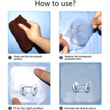 Transparent Self-Adhesive Wall Hook Waterproof & Oil-Proof Strong Holder (1 Pc)