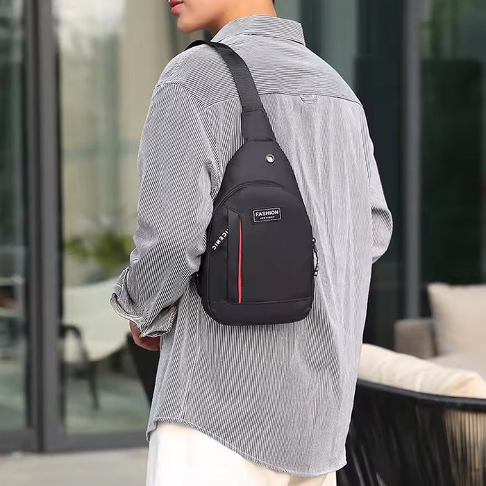 Waterproof Anti-Theft Crossbody Fanny Pack – (1 Pc, Black & Grey)