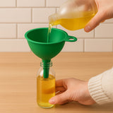 Food-Grade Silicone Funnel: Safe & Easy Transfer for Liquids & Grains (1 Pc)