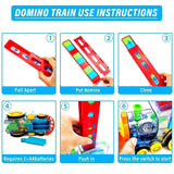 Transparent Funny Train Engine Block Set – 60-Piece Music & Lights