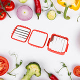 Multifunction Vegetable Cutter Manual Vegetable Quick Dicer Fruit and Vegetable