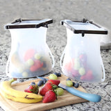 Reusable Silicone Food Storage Bag for Snacks (1 Pc, Leakproof, BPA Free)