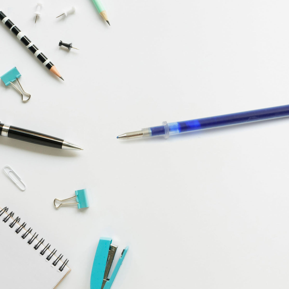 Blue Pen Refill All Round Ball Pen Refill Smooth Writing Pen Refill all (1 Pc)