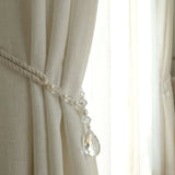 Premium crystal window curtain band