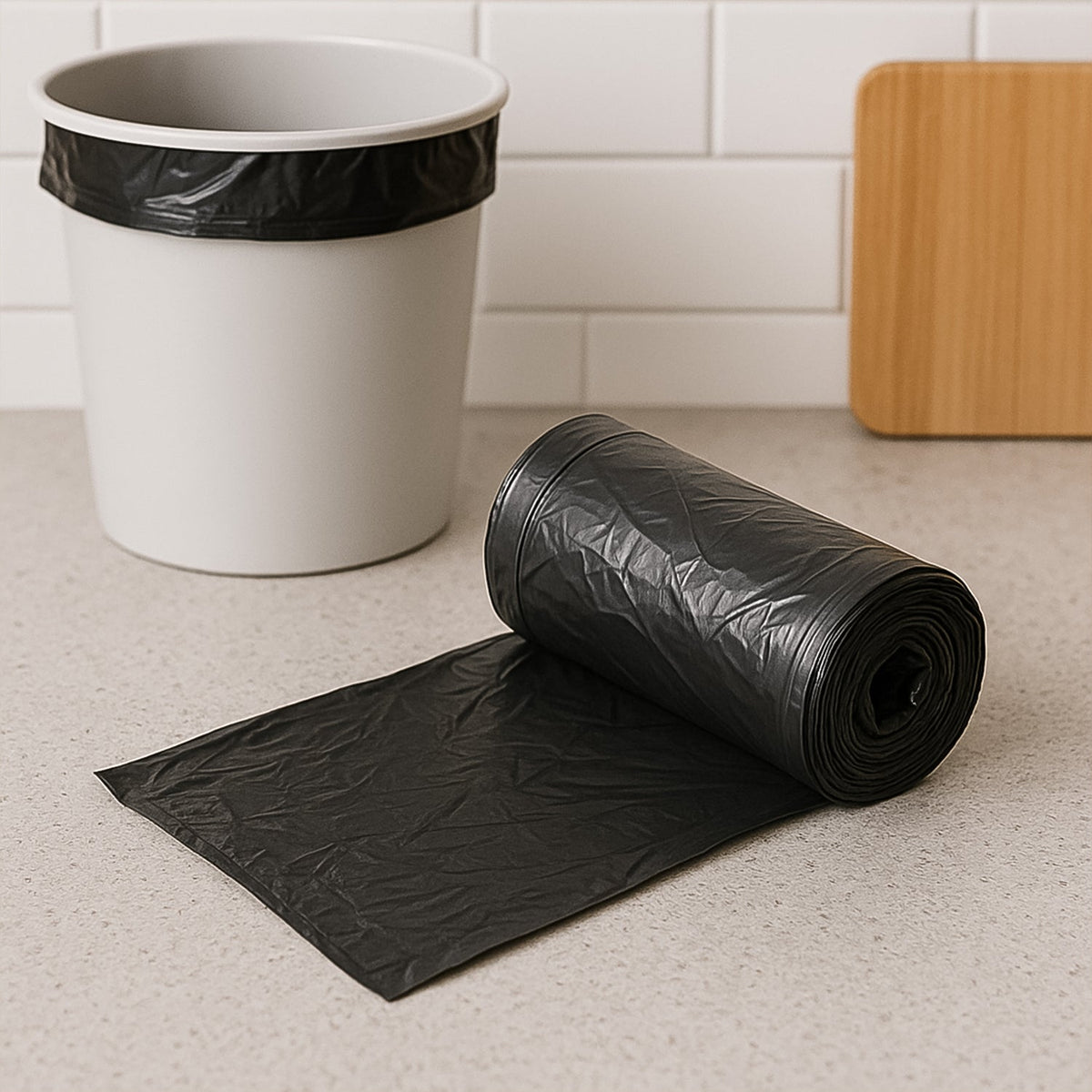 Bio-degradable Eco Friendly Garbage / Trash Bags Rolls (50x60 Cm / 1 Pc)