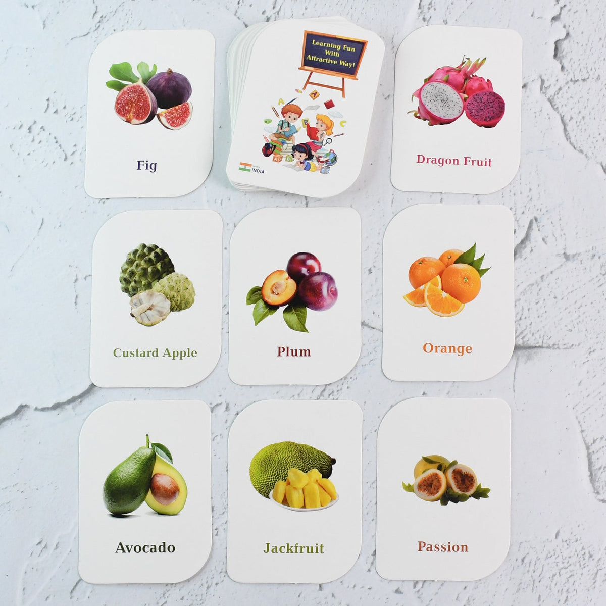 KidKraft Early Learner Educational Flashcards – 32 pcs