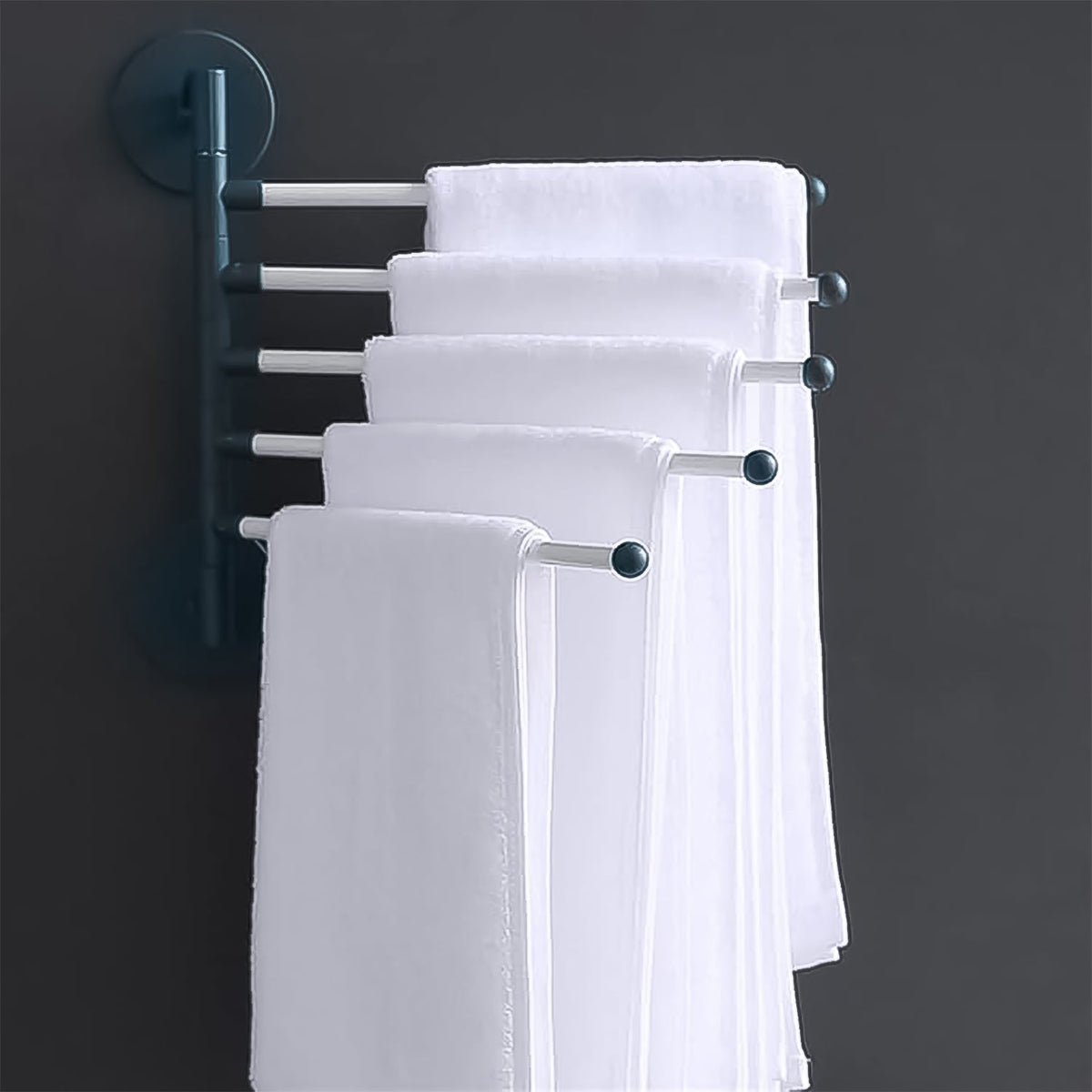 Rotating Bar Wall Mounted Swivel Towel Rack