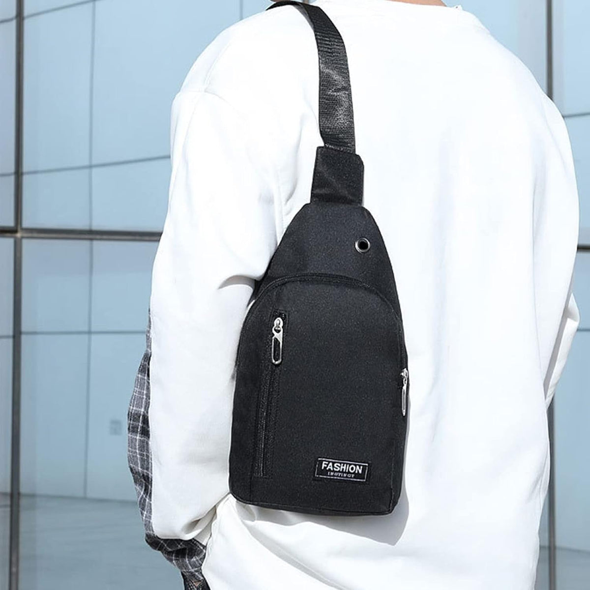 Crossbody Sling Bag with Adjustable Strap (1 Pc)