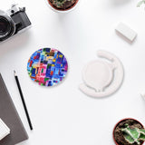 Fashion design mobile phone holder smart phone bracket, Phone Stand & car mount flowers pasley