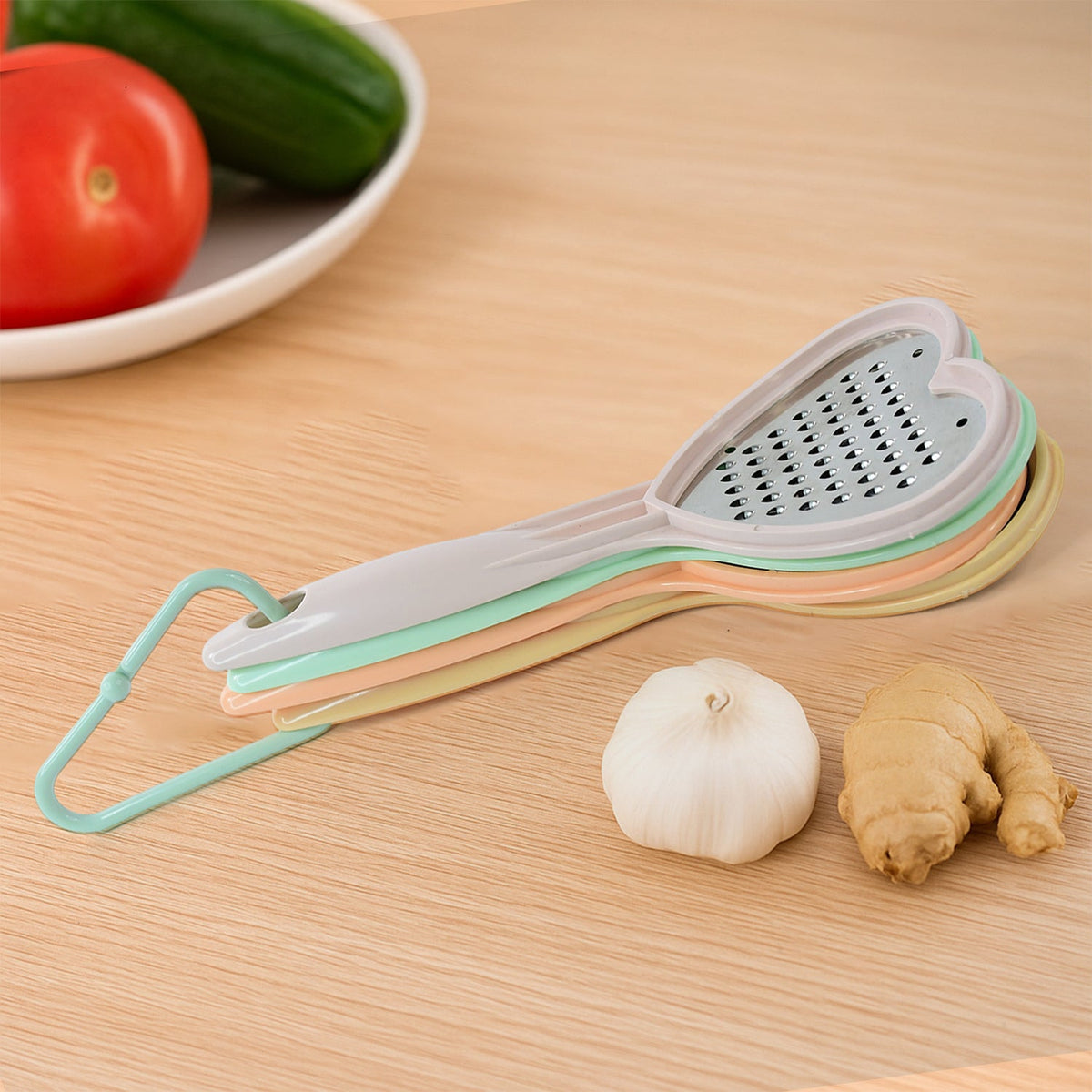 Heart Grater Set and Heart Grater Slicer Used for Grating and Slicing of Fruits, vegetables