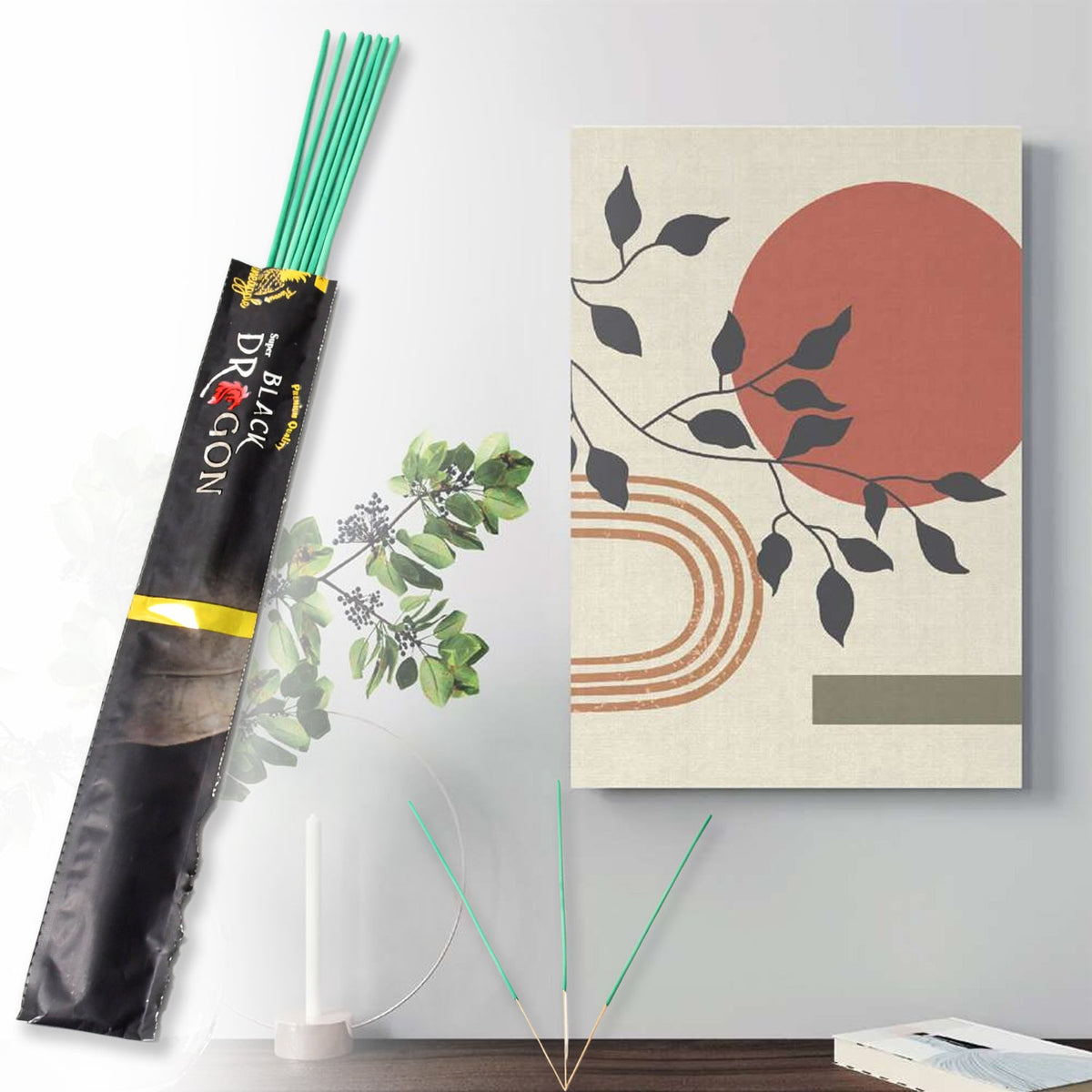 Mosquito Agarbatti Stick Herbal 1 Box ( 12 Packet / 120 Sticks )