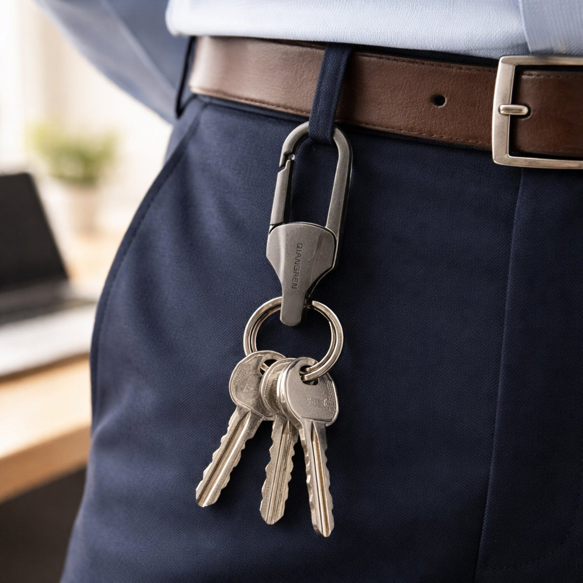 Premium Metal Key Holder Keychain 1 Pc