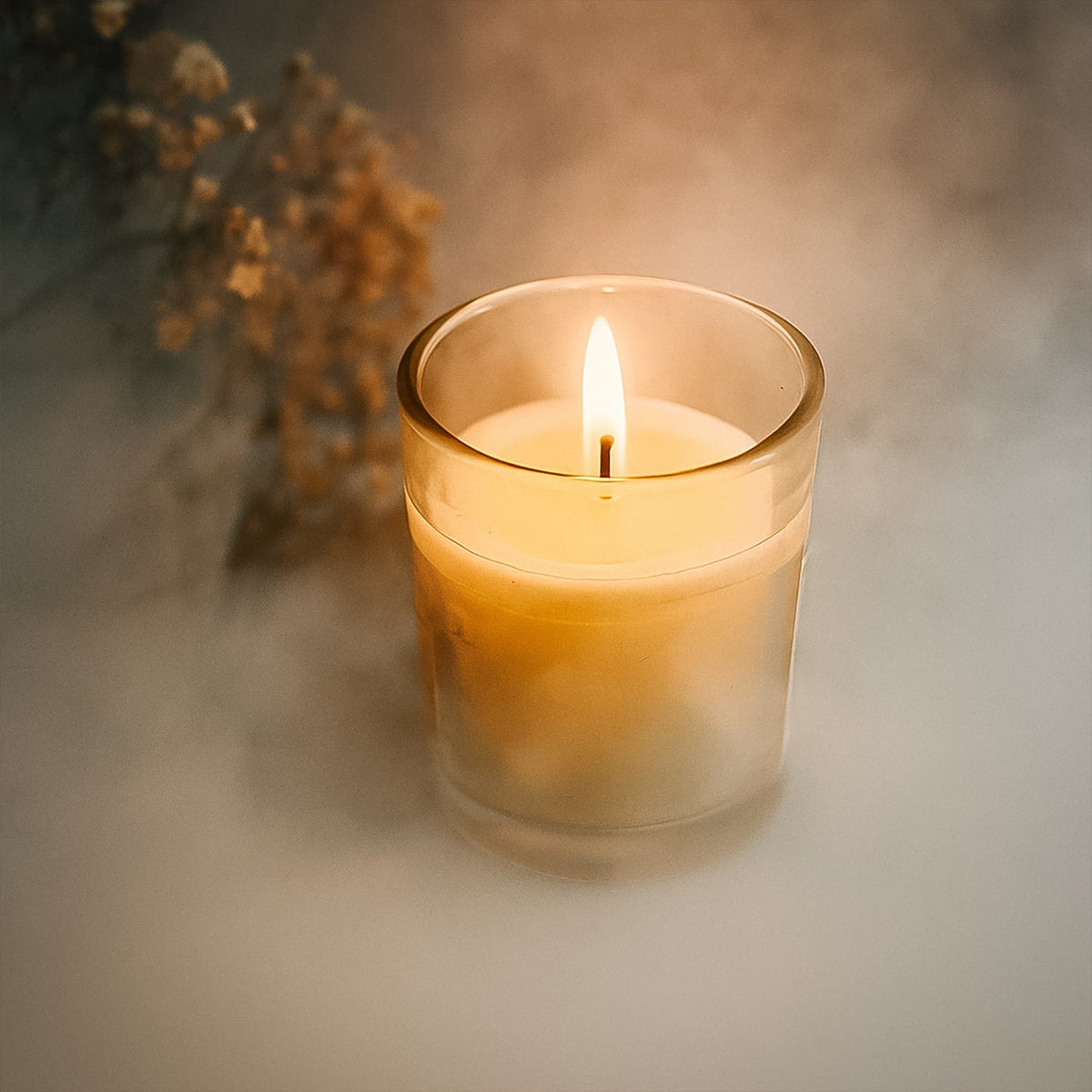 In'lief Scented Votive Jar Candle in Glass / Sweet Dreams Soy Blend Candle (50 Gm)